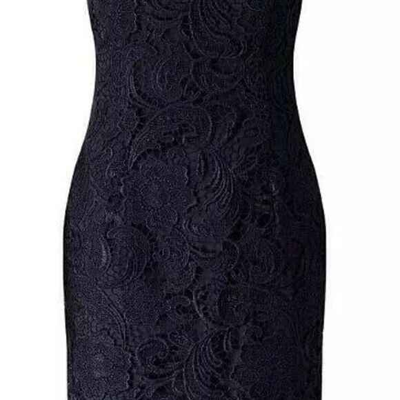 Adrianna Papell | Elegant Navy Lace Dress | Size: 2 | NWT - Picture 13 of 14
